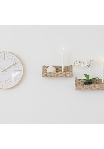 HOUSE NORDIC  Takamaka Vgur - Vgur, aluminium, guld, lydls<br>40 cm