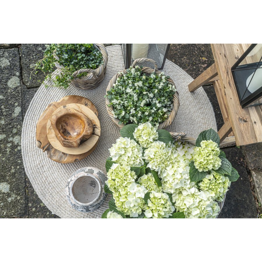 HOUSE NORDIC  Kuta Kurve - Kurve, kubu rattan, natur<br>st af 3