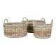 HOUSE NORDIC  Kuta Kurve - Kurve, kubu rattan, natur<br>st af 3