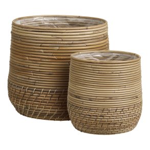 HOUSE NORDIC  Moro Kurve - Kurve, kubu rattan, natur<br>st af 2
