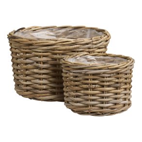 HOUSE NORDIC  Kalak Kurve - Kurve, kubu rattan, natur<br>st af 2