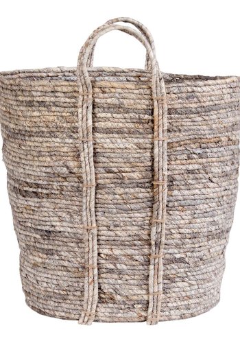 HOUSE NORDIC rund Udine kurv - gr stof (41)