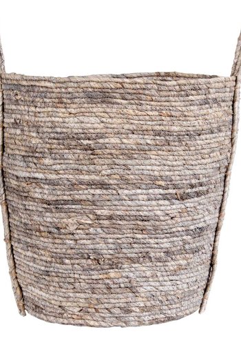 HOUSE NORDIC rund Udine kurv - gr stof (41)