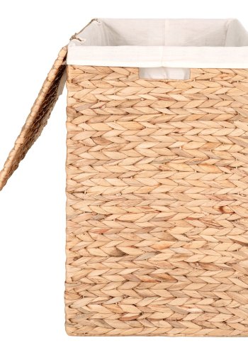 HOUSE NORDIC  Passo Vasketjskurv - Vasketjskurv, vandhyacint, natur, 43x32x55 cm