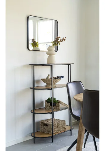 Kurve m. lg i sgrs, natur, rektangulr, st af 2