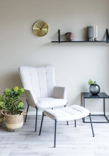 HOUSE NORDIC Lima  kurv med hank, rund - natur/brun/sort sgrs (st af 2)