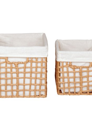 HOUSE NORDIC Kurv, papir, natur, st af 2