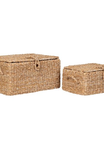 HOUSE NORDIC Kurv, sgrs/jern, natur, st af 2