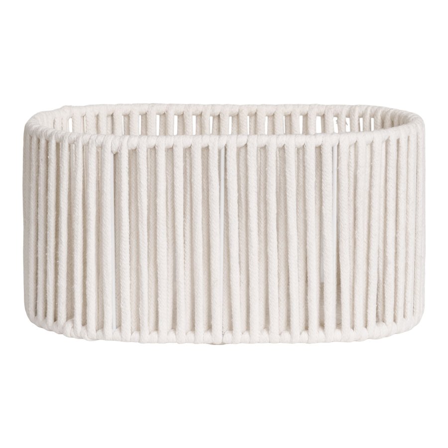 HOUSE NORDIC Arese kurv, oval - offwhite bomuld og metal (st med 2)
