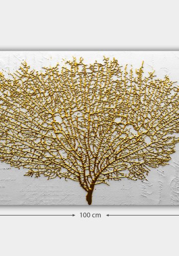 NORDVÄRK billede, rektangulr - multifarvet maling p lrred (70x100)