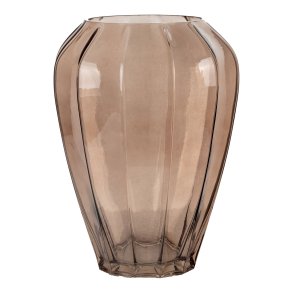 HOUSE NORDIC  Vase - Vase, glas, brun, 22x29 cm