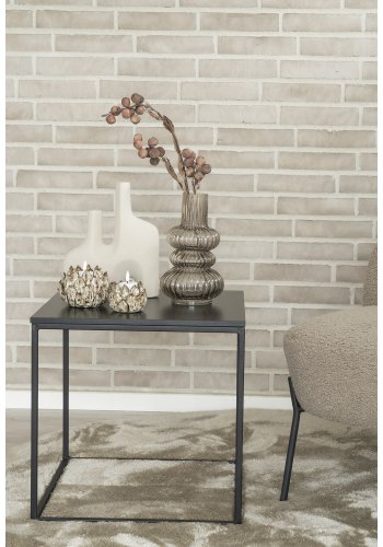 HOUSE NORDIC Vase - Vase i sand keramik med to bninger 8x23,5x27 cm