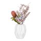 HOUSE NORDIC Vase, keramik, beige, 19,5x19,5x26 cm