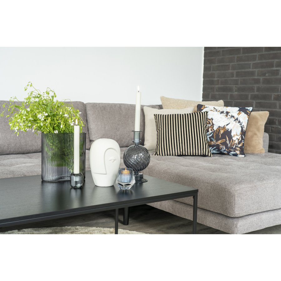 HOUSE NORDIC Keramik Vase - Vase i sand keramik med ansigt  12,5x13x19,5 cm