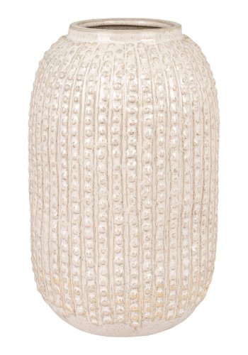 HOUSE NORDIC  Vase - Vase, keramik, beige, 16x25,5 cm