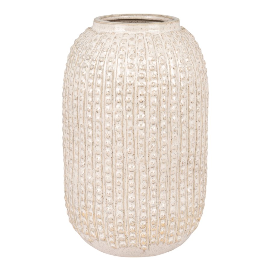 HOUSE NORDIC  Vase - Vase, keramik, beige, 16x25,5 cm