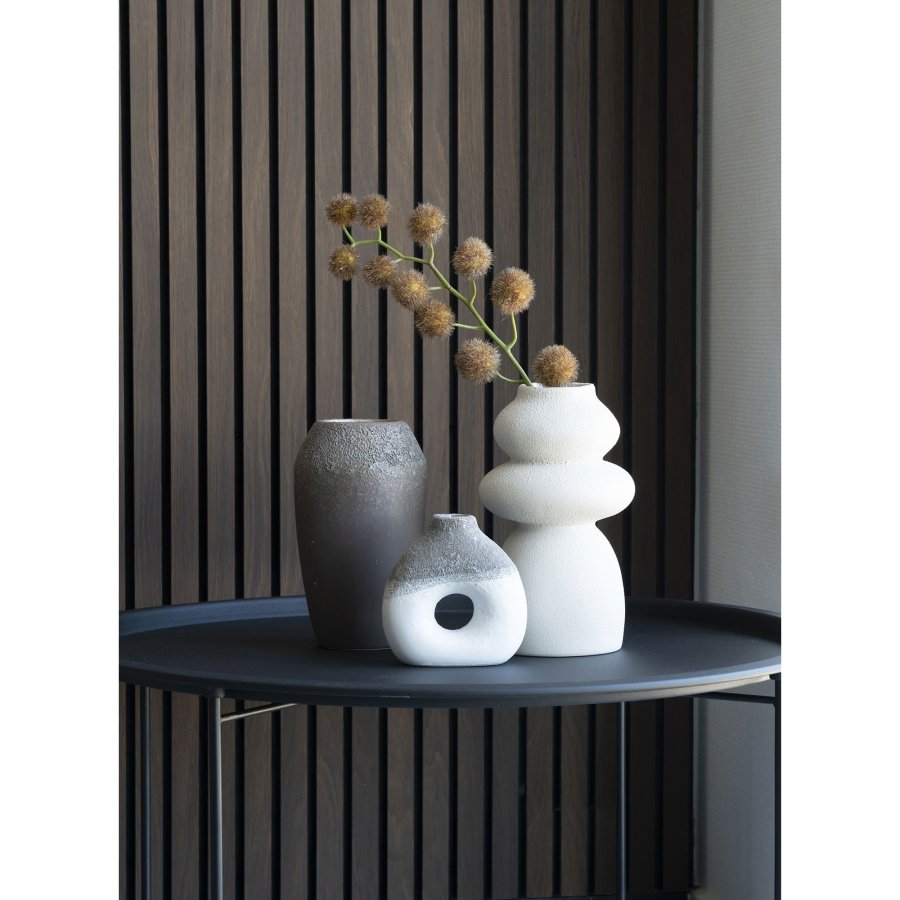 HOUSE NORDIC  Vase - Vase, keramik, beige, 14,5x26,5 cm