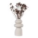 HOUSE NORDIC  Vase - Vase, keramik, beige, 14,5x26,5 cm