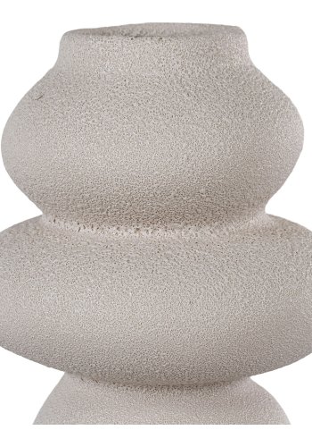 HOUSE NORDIC  Vase - Vase, keramik, beige, 14,5x26,5 cm