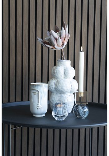 HOUSE NORDIC  Vase - Vase, keramik, bl, 9x17 cm