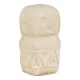 HOUSE NORDIC dekorations figur, kvadratisk - beige cement (5,5x5,5)