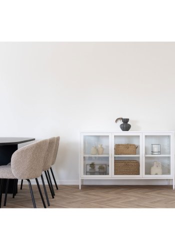 HOUSE NORDIC vase - sort keramik (17,2x19,4)