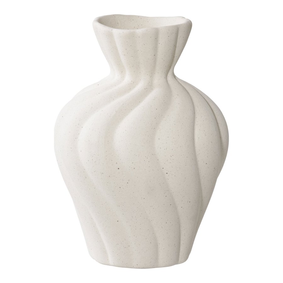 HOUSE NORDIC vase - hvid keramik (st med 2)