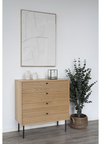 HOUSE NORDIC vase - hvid keramik (st med 2)