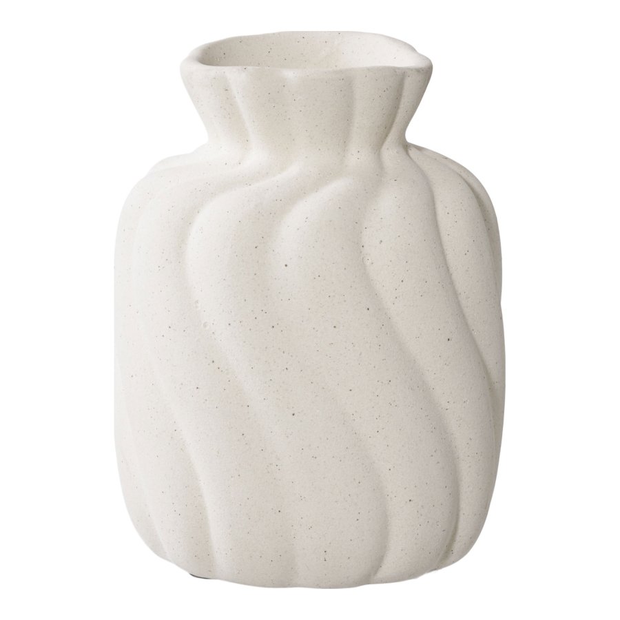 HOUSE NORDIC vase - hvid keramik (st med 2)