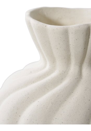 HOUSE NORDIC vase - hvid keramik (st med 2)