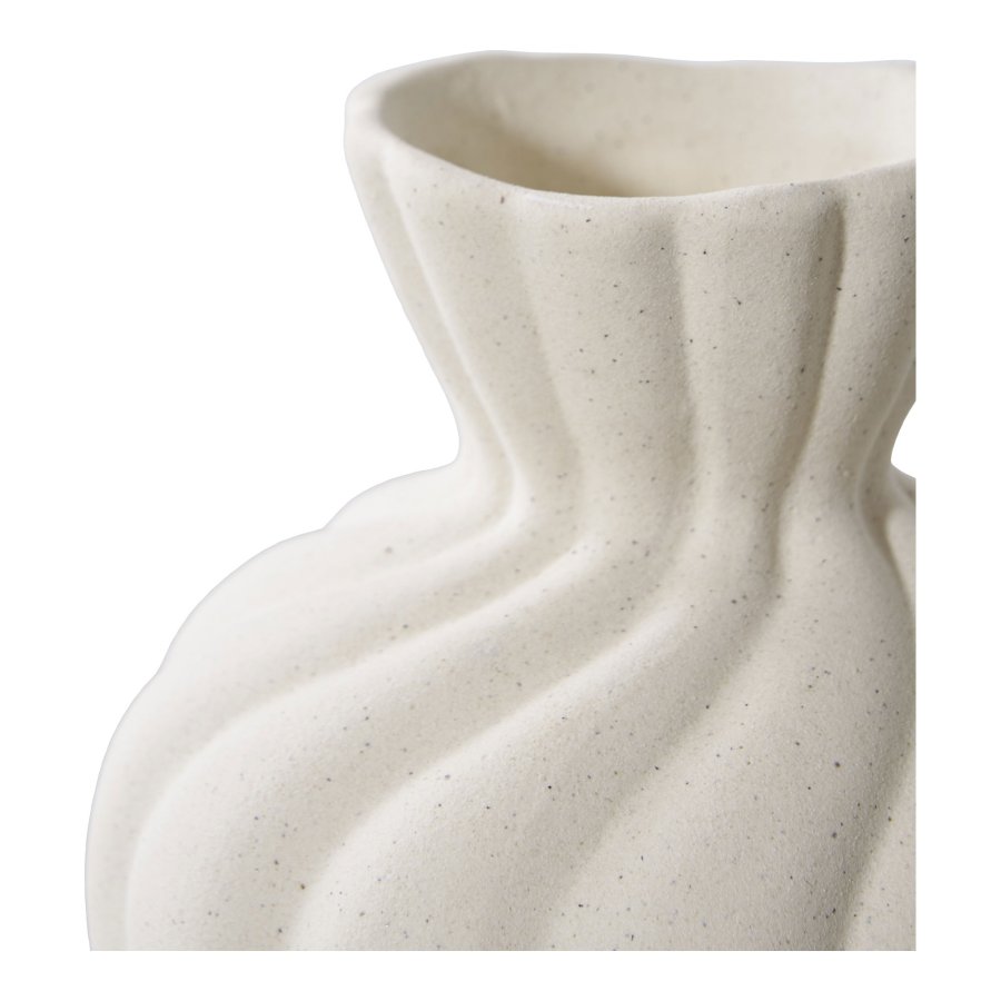 HOUSE NORDIC vase - hvid keramik (st med 2)