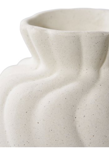 HOUSE NORDIC vase - hvid keramik (st med 2)