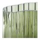 HOUSE NORDIC vase, organisk - smoked grn glas (21x12x26,5)