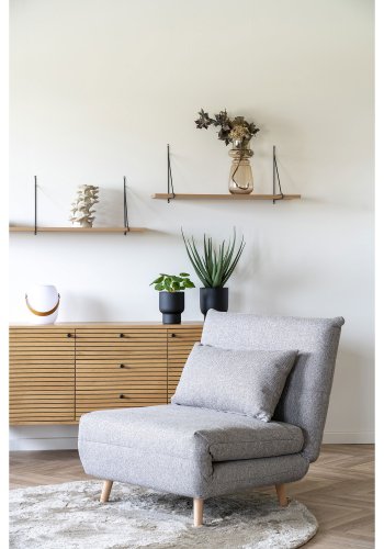 HOUSE NORDIC vase, rund - smoked brun (17x31)