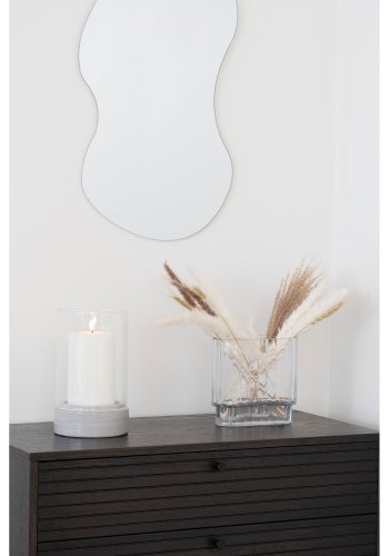 HOUSE NORDIC  Vase - Vase, glas, klar<br>20x9x19,5 cm