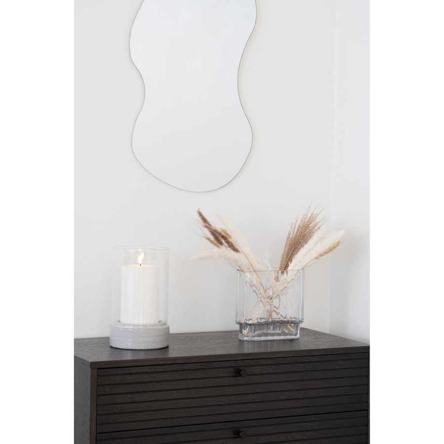 HOUSE NORDIC  Vase - Vase, glas, klar<br>20x9x19,5 cm