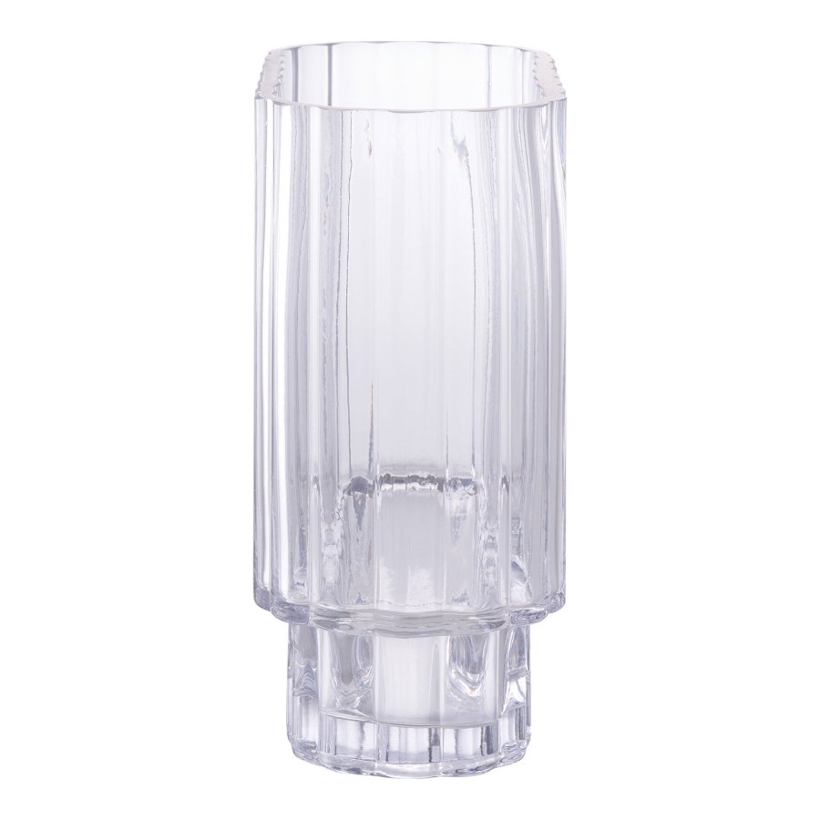 HOUSE NORDIC  Vase - Vase, glas, klar<br>20x9x19,5 cm
