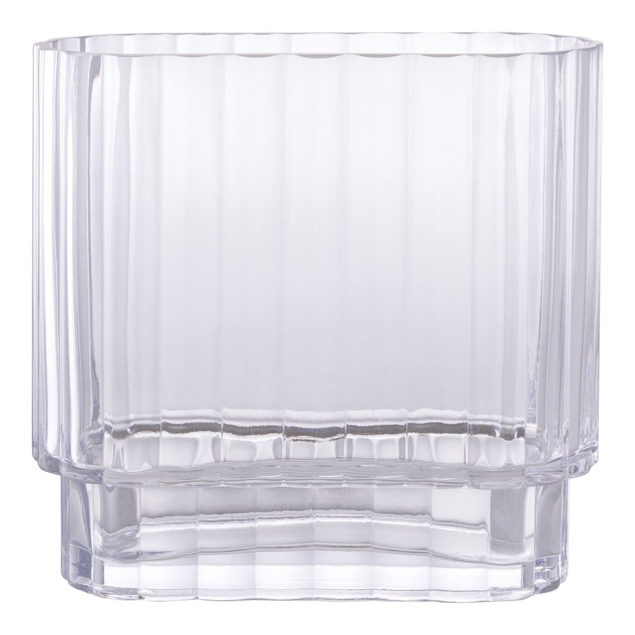 HOUSE NORDIC  Vase - Vase, glas, klar<br>20x9x19,5 cm