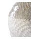 HOUSE NORDIC vase, rund - hvid/grn keramik (26x30,5)