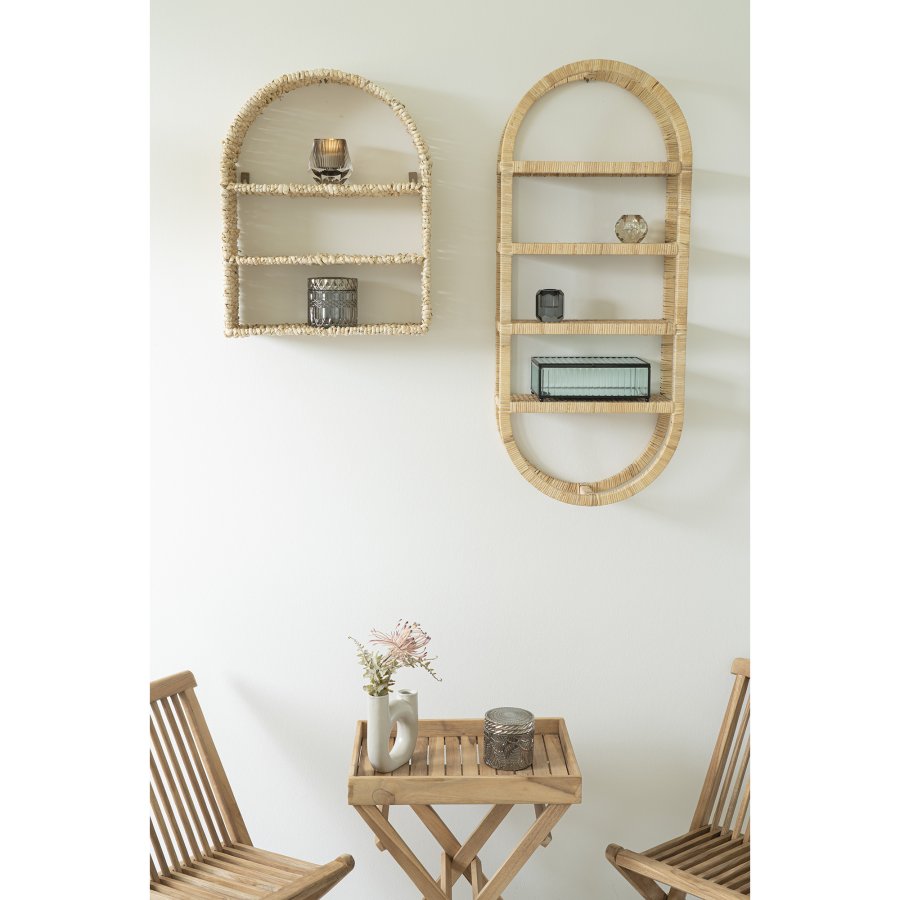 HOUSE NORDIC Santorini Boks - Boks i glas og sort metal 13x20x7 cm