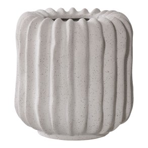 HOUSE NORDIC urtepotte, rund - gr keramik (14,5x14,5)