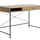 Pensacola skrivebord, m. 1 skuffe og 1 rum - natur eg melamin og polyrattan (60x120)