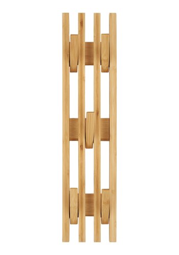 HOUSE NORDIC Ember knagerkke, med 5 knager - natur bambus (9,5x60)