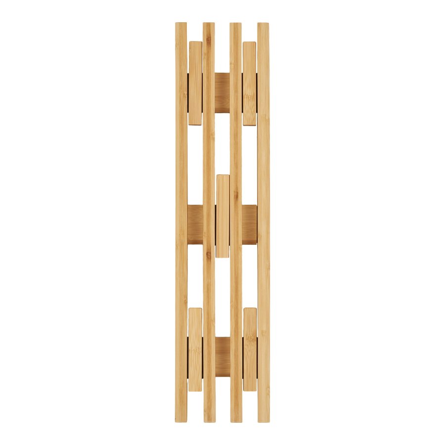 HOUSE NORDIC Ember knagerkke, med 5 knager - natur bambus (9,5x60)