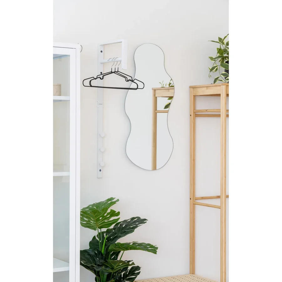 HOUSE NORDIC Trento tjstativ, vghngt, m. 3 knager og 1 bjlestang - hvid metal