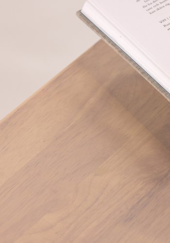 VIND COLLECTION Hälsö bnk, rektangulr - hvidpudset gummitr (140x35)