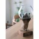 HOUSE NORDIC San Marino Vanddrbe skulptur - glas/natur teaktr (H:25)