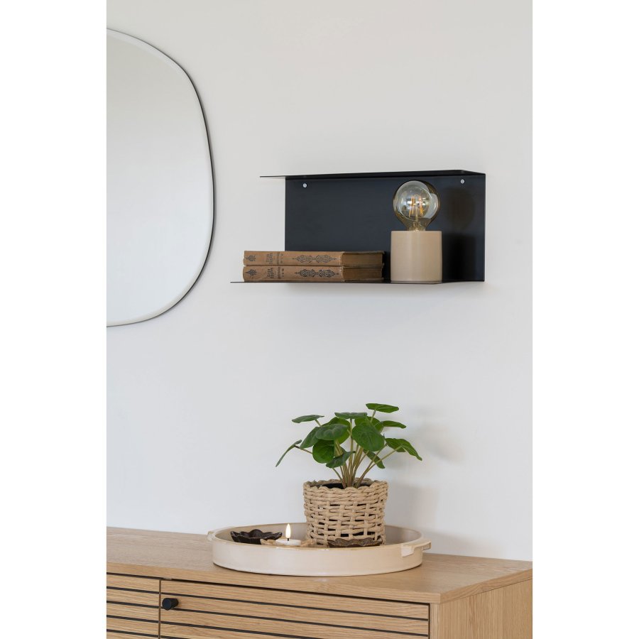 HOUSE NORDIC serveringsfad, rund - hvid keramik (37x4,5)