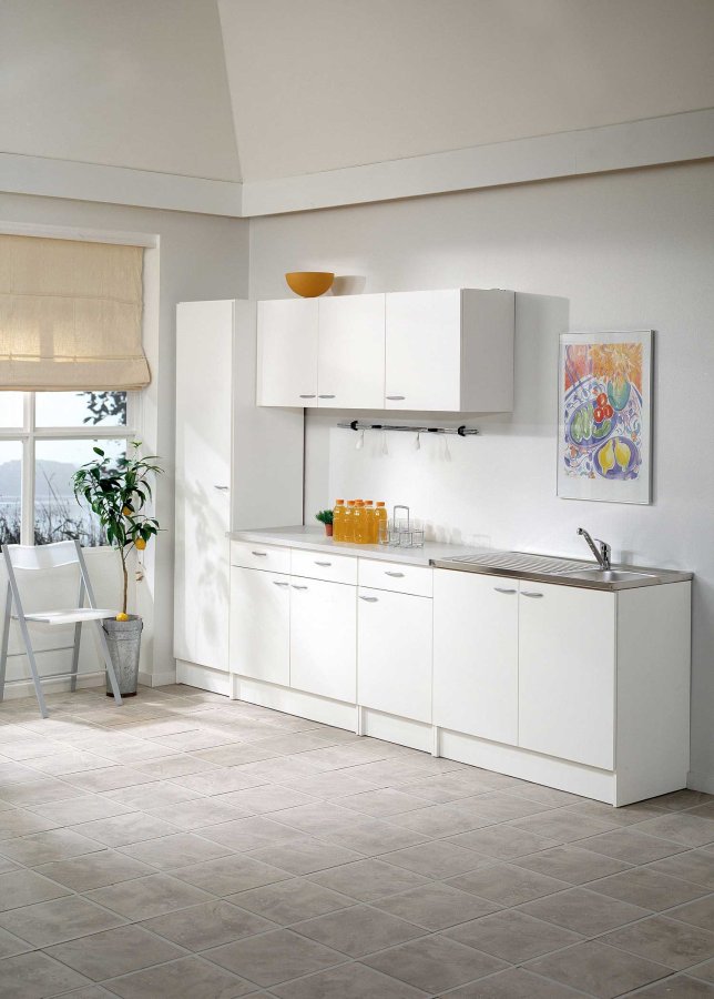 TVILUM Casa skab - hvid tr, 1 lge-UDGET