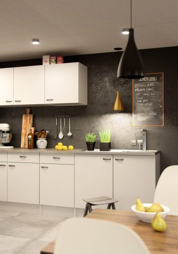 TVILUM Casa skab - hvid tr, 1 lge-UDGET